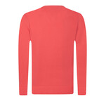 Richard V-Neck Pullover Sweater // Coral (M)