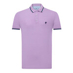 Dean Short Sleeve Polo Shirt // Lilac (XL)