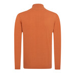 Floyd Zipped Cardigan Sweater // Orange (L)