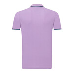 Dean Short Sleeve Polo Shirt // Lilac (L)