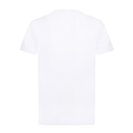 Griffin Short Sleeve Round Neck T-Shirt // White (L)