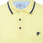 Derek Short Sleeve Polo Shirt // Yellow (L)