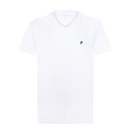 Grant Short Sleeve V-Neck T-Shirt // White (M)