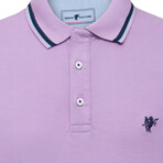 Dean Short Sleeve Polo Shirt // Lilac (3XL)