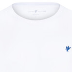 Griffin Short Sleeve Round Neck T-Shirt // White (XL)