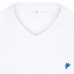 Grant Short Sleeve V-Neck T-Shirt // White (XL)