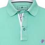 Felix Short Sleeve Polo Shirt // Mint (M)