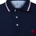 Brandon Short Sleeve Polo Shirt // Navy (S)