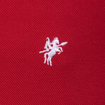 Christian Short Sleeve Polo Shirt // Red (M)