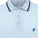 Charles Short Sleeve Polo Shirt // Blue (M)