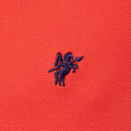 Drew Short Sleeve Polo Shirt // Orange (M)