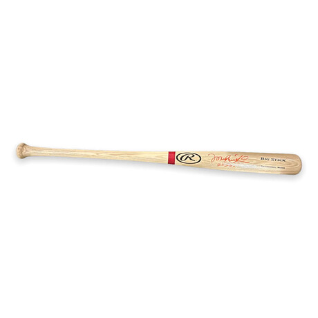 Manny Ramirez // Boston Red Sox // Autographed Bat + Inscription