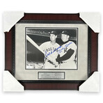 Mickey Mantle & Ted Williams // New York Yankees + Boston Red Sox // Autographed Photograph + Framed