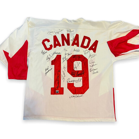 1972 Summit Series Team Canada Jersey // 22x Signed