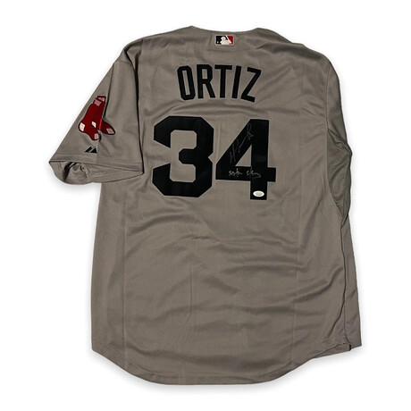 David Ortiz // Boston Red Sox // Signed Jersey + Boston Strong