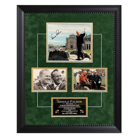 Arnold Palmer // Autographed Photo Collage + Framed