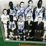 1959-61 Boston Celtics NBA Champions // Team Signed Photograph + Framed