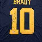 Tom Brady // Michigan Wolverines // Signed Limited Jersey