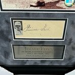 Jimmie Foxx // Philadelphia Athletics // Autographed Postcard + Framed