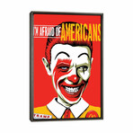 I'm Afraid Of Americans by Butcher Billy (26"H x 18"W x 0.75"D)