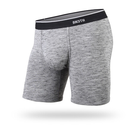 Classic Heather Boxer Brief // Charcoal (XS)