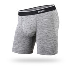 Classic Heather Boxer Brief // Charcoal (S)
