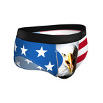 The Mascot // American Flag Ball Hammock® Pouch Underwear Briefs (XL)