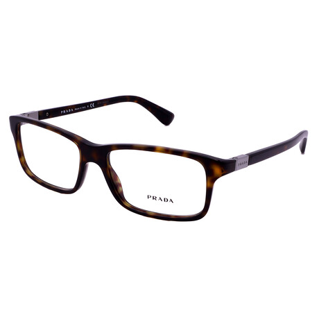 Prada // Men's PR06UV-2AU101 Square Optical Frames // Tortoise