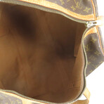 Louis Vuitton Brown Monogram Canvas Leather Sac Souple 45 cm Duffle Bag
