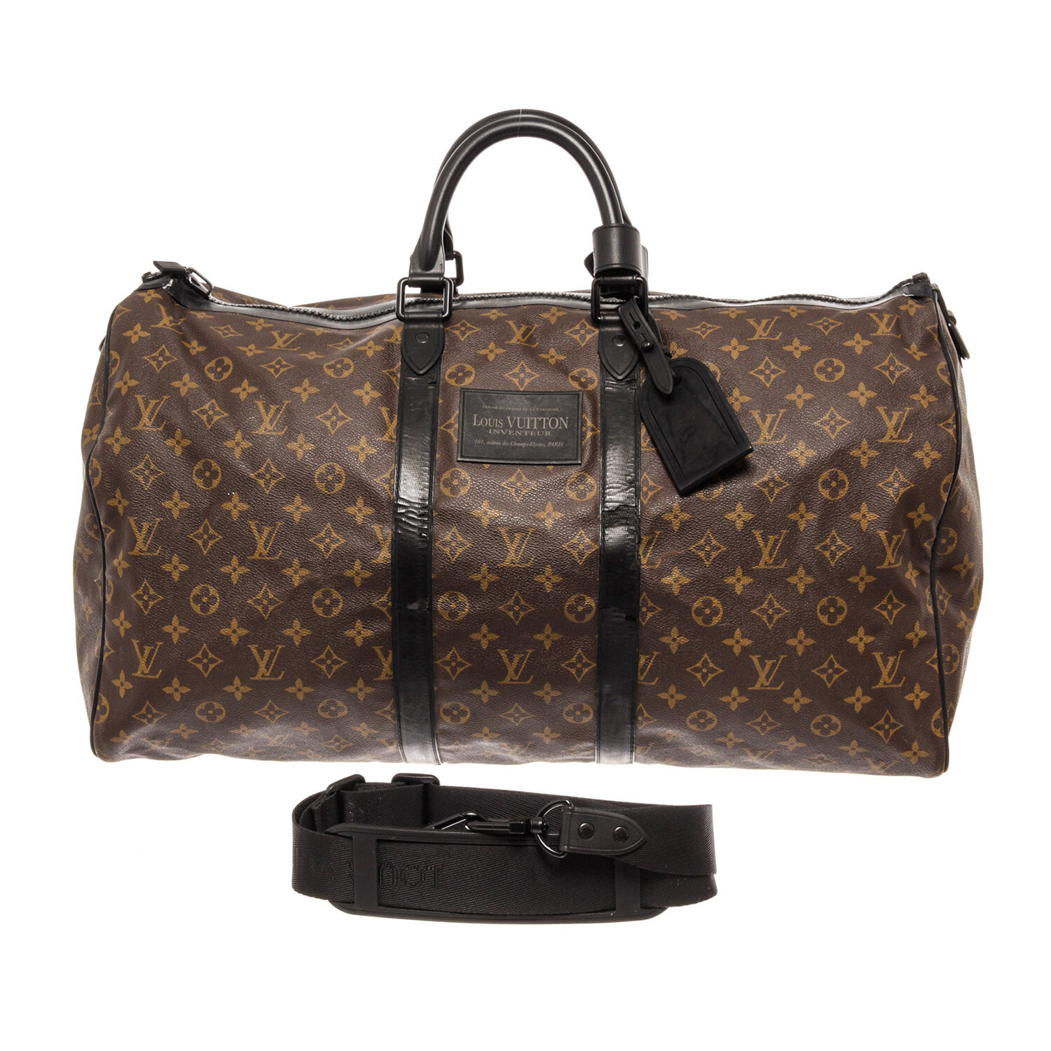 Louis Vuitton Brown Monogram Macassar Canvas Leather Waterproof Keepall  Bandouliere 55cm Duffle Bag - Accessories Clearance - Touch of Modern