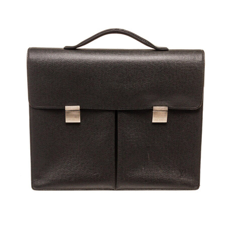 Louis Vuitton Black Leather Briefcase