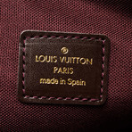 Louis Vuitton Black Leather Kaluga Pochette Clutch Bag
