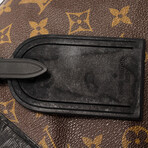 Louis Vuitton Brown Monogram Macassar Canvas Leather Waterproof Keepall Bandouliere 55cm Duffle Bag