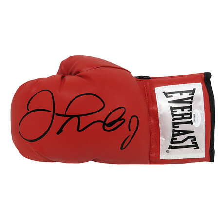 Floyd Mayweather Jr. // Signed Everlast Red Boxing Glove