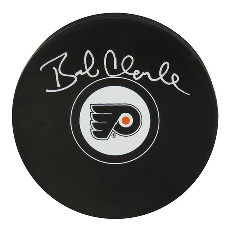 Bobby Clarke // Signed Philadelphia Flyers Logo Hockey Puck