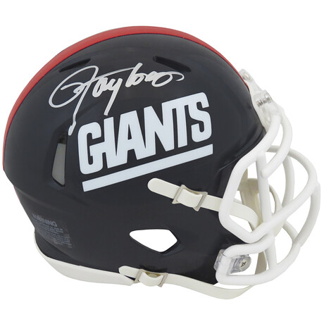Lawrence Taylor // Signed New York Giants Throwback Riddell Speed Mini Helmet