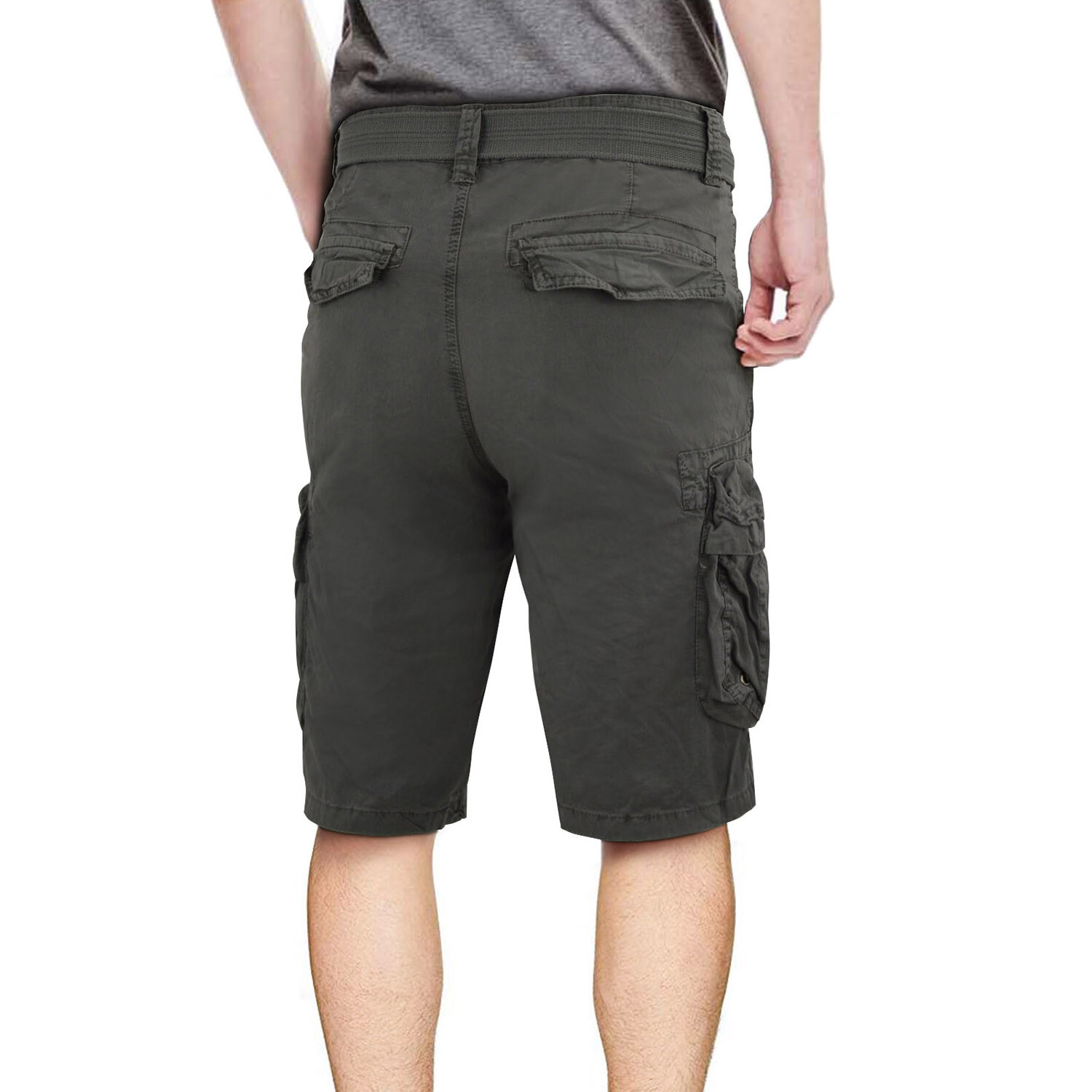 Samuel Belted Cargo Shorts // Gray (34) - X-ray Jeans - Touch of Modern
