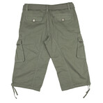 Sampson Belted Cargo Shorts // Leaf Green (32)