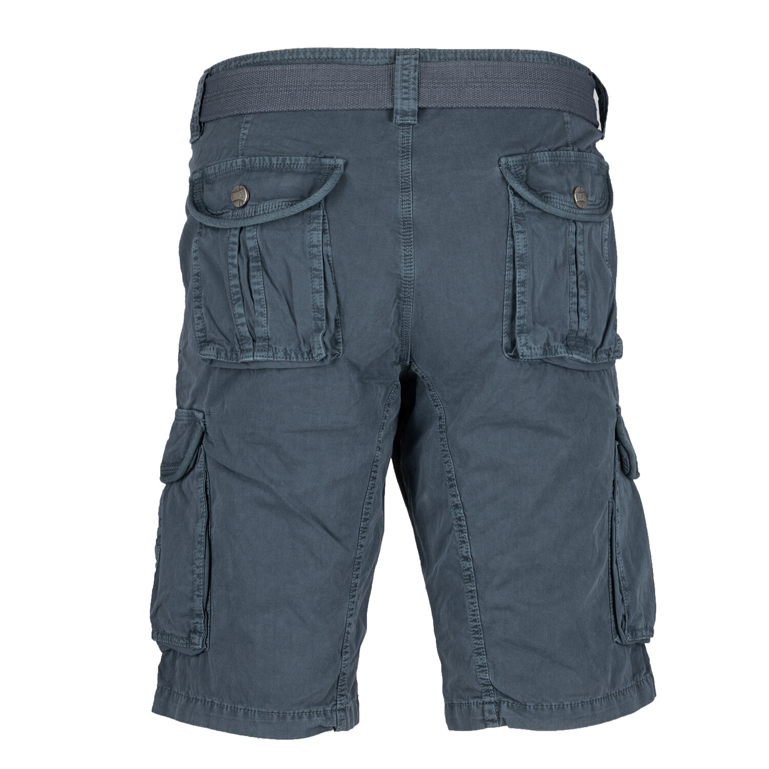 Polonian Belted Cargo Shorts // Steel (34) - X-ray Jeans - Touch of Modern