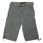 Malcolm Belted Cargo Shorts // Gray (32)