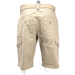 Oberon Belted Cargo Shorts // Stone (32)