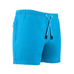 Men's Anti Chafe Swim Shorts // The Retro line // Turquoise (2XL)