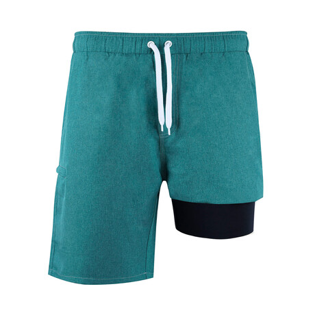 Men's Anti Chafe Swim Shorts // The Haven line // Teal (S)