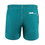 Men's Anti Chafe Swim Shorts // The Retro line // Green (M)