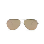 Tom Ford // Men's FT0695S Sunglasses // Shiny Palladium + Bordeaux
