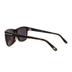 Tom Ford // Men's FT0698FS 52D Giulio Polarized Sunglasses // Dark Havana + Smoke