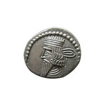 Ancient Persian Silver Coin // Parthia, 78-120 AD