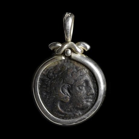 Alexander III the Great of Macedon Coin Pendant