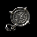 Crusader Silver Coin Pendant // Genoa, Italy 1139-1252 AD
