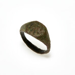 Ancient Celtic Ring With Warrior // 3rd-2nd Century BC